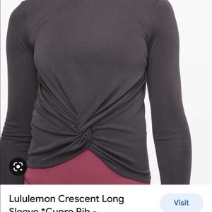 Lululemon Crescent LS Cupro Rib